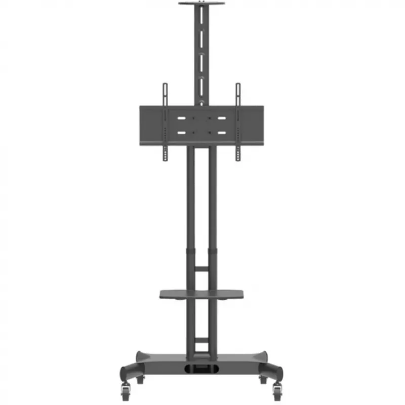 Hagor 8209 HP Twin Stand κινητή βάση δαπέδου για οθόνες 32-55 ιντσών (81-140 cm), 45 kg, ρυθμιζόμενου ύψους, μαύρη