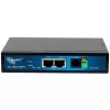 ALLNET ALL-MC116SPV-VDSL2 μόντεμ γέφυρας VDSL2 με vectoring από σημείο σε σημείο, 2x θύρες PoE IEEE 802.3at, μη διαχειριζόμενο, μαύρο