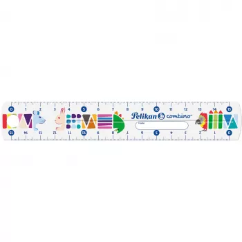 Χάρακας Pelikan 811224 150 mm πλαστικό πολύχρωμο