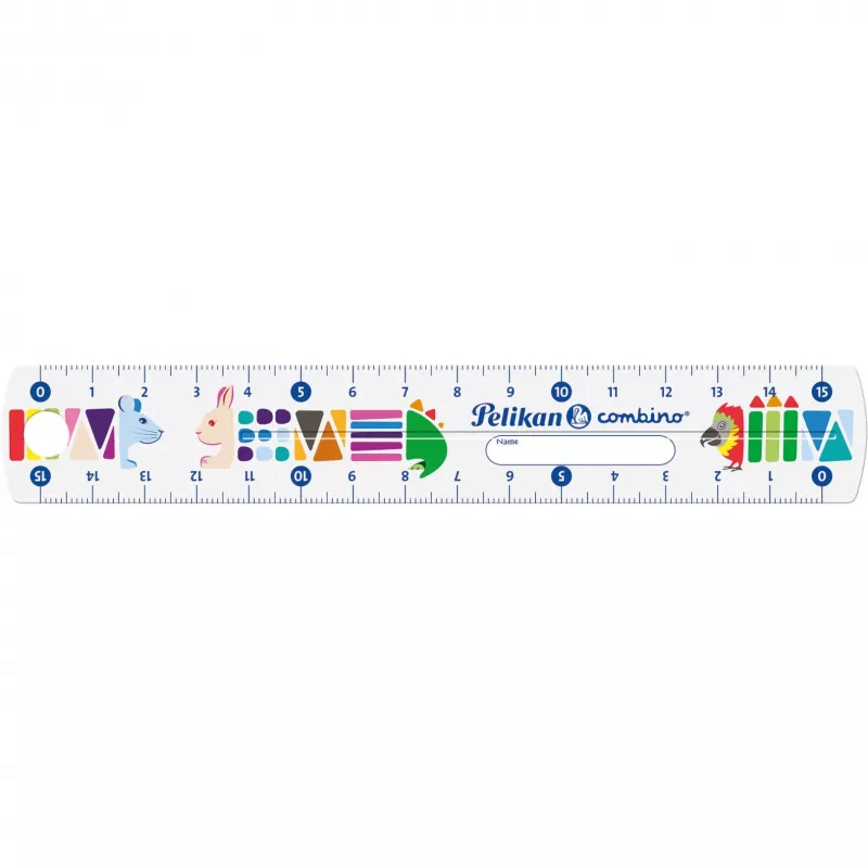 Χάρακας Pelikan 811224 150 mm πλαστικό πολύχρωμο