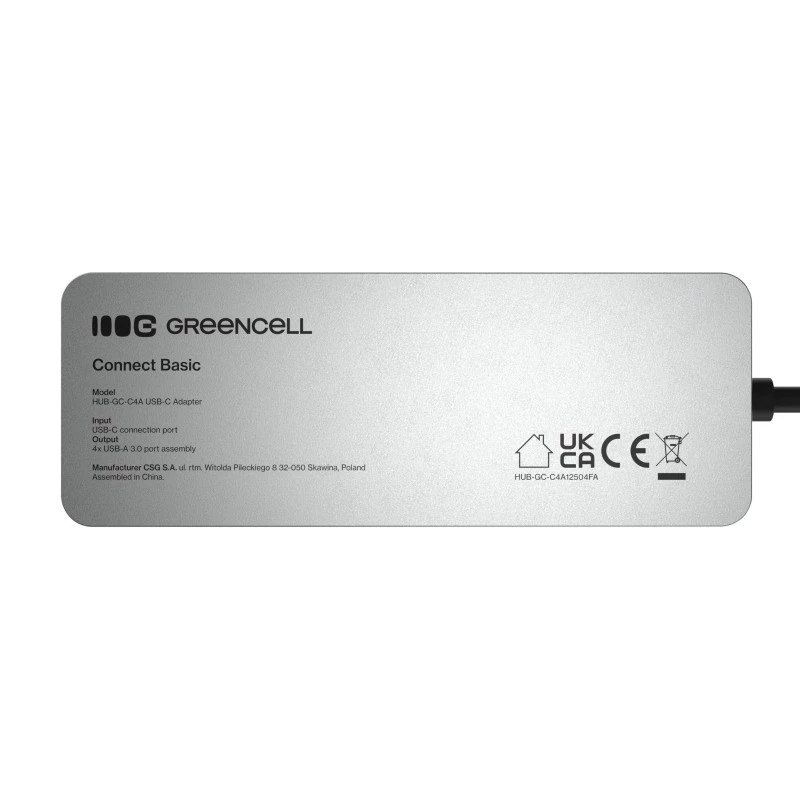 USB Hub Green Cell HUB-GC-C4A — Hub USB-C 3.0 4 θυρών