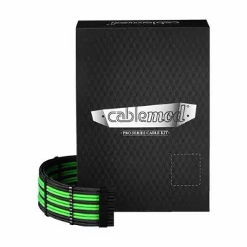 CableMod C-Series PRO ModMesh 12VHPWR Kit καλωδίων για Corsair RM, RMi, RMx (Black Label) – μαύρο/ανοιχτό πράσινο