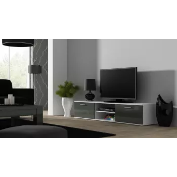 Βάση TV Cama SOHO 180 λευκό/γκρι γυαλιστερό