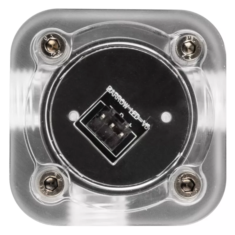 Flow Meter Barrow SLFV2-RGB W ARGB λευκό – αισθητήρας ροής υγρής ψύξης για κυκλώματα PC