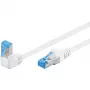 Καλώδιο δικτύου GOOBAY 51563 Cat6a S/FTP (S‑STP) 0,5 m RJ‑45 λευκό/μπλε