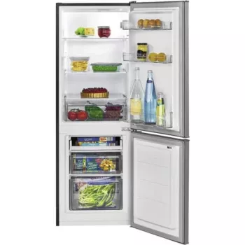 Bomann KG 7359 ψυγειοκαταψύκτης, ψυγείο 121 L + καταψύκτης 52 L, ενεργειακή κλάση C, ανοξείδωτο ατσάλι