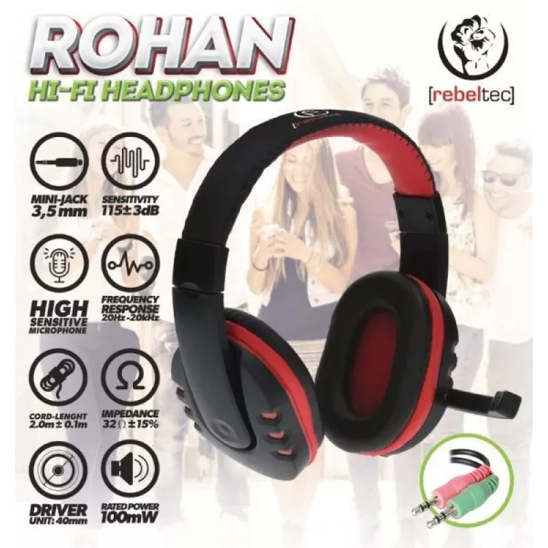 Ακουστικά Rebeltec Rohan RBLSLU00032