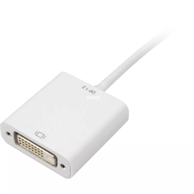 Καλώδιο προσαρμογέα Sharkoon Mini DisplayPort -> DVI 15cm λευκό