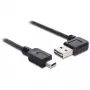 Καλώδιο USB DeLOCK 85175 USB 2.0 0,5m USB A Mini-USB B μαύρο