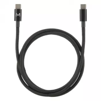 Καλώδιο USB Mobilis 001389 USB 2.0 1m USB-C μαύρο