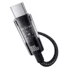 Baseus Gem Καλώδιο γρήγορης φόρτισης USB A σε USB C 2 m 100 W Μαύρο