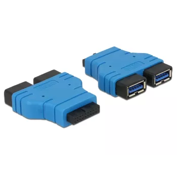 USB 3.0 Hub DeLOCK 65670 μαύρο μπλε