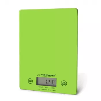 Esperanza EKS002G kitchen scale Ηλεκτρονική ζυγαριά κουζίνας Πράσινη,Κίτρινη Πάγκος Ορθογώνια