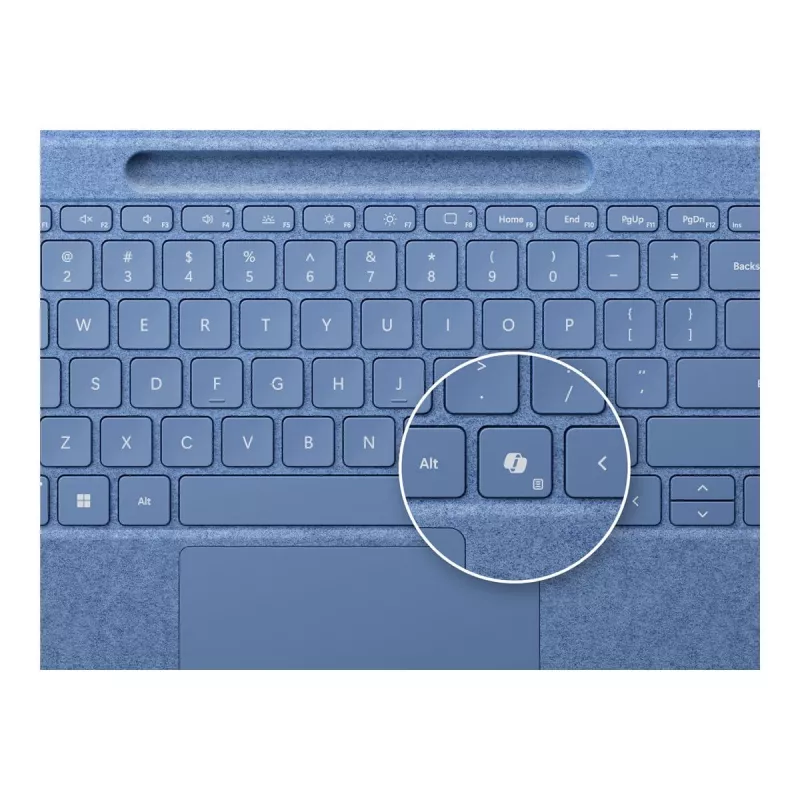 Πληκτρολόγιο για Microsoft Surface 8YU-00027 — QWERTZ γερμανικό layout, Bluetooth, Touchpad, Μπλε