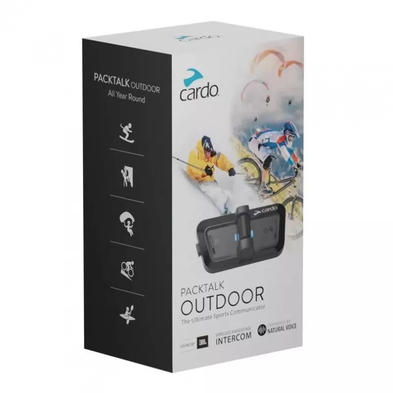 CARDO PACKTALK OUTDOOR SINGLE Ενδοεπικοινωνία μοτοσυκλέτας