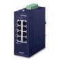 PLANET ISW-800T Διακόπτης δικτύου, unmanaged, L2 Fast Ethernet (10/100), Μπλε