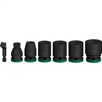 Σετ καρυδάκια Bosch Powertools PRO 1/2 ίντσες 7 τεμ. μαύρο