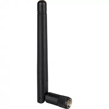 Delock 88339 κεραία Wi-Fi 802.11 b/g/n, RP-SMA, 2 dBi, παντοκατευθυντική, με αρθρωτή βάση κλίσης, μαύρη