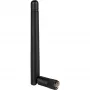 Delock 88339 κεραία Wi-Fi 802.11 b/g/n, RP-SMA, 2 dBi, παντοκατευθυντική, με αρθρωτή βάση κλίσης, μαύρη