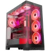 Κουτί PC MODECOM Volcano SPACE APEX ARGB Midi Tower, Γυαλί Tempered, USB-C, Υποστηρίζει ATX/microATX/Mini-ITX, GPU έως 430 mm, Ψύκτρα CPU έως 180 mm