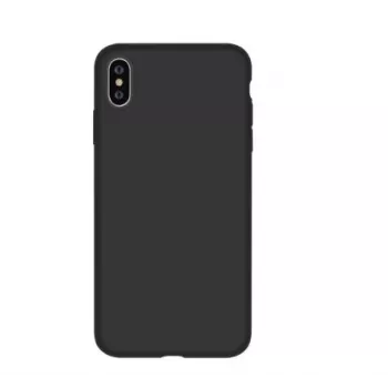 Θήκη προστασίας από σιλικόνη Devia για iPhone XS Max (6,5 ίντσες, μαύρο)