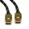 Καλώδιο DisplayPort ROLINE 11.04.5922 3 m μαύρο χρυσό