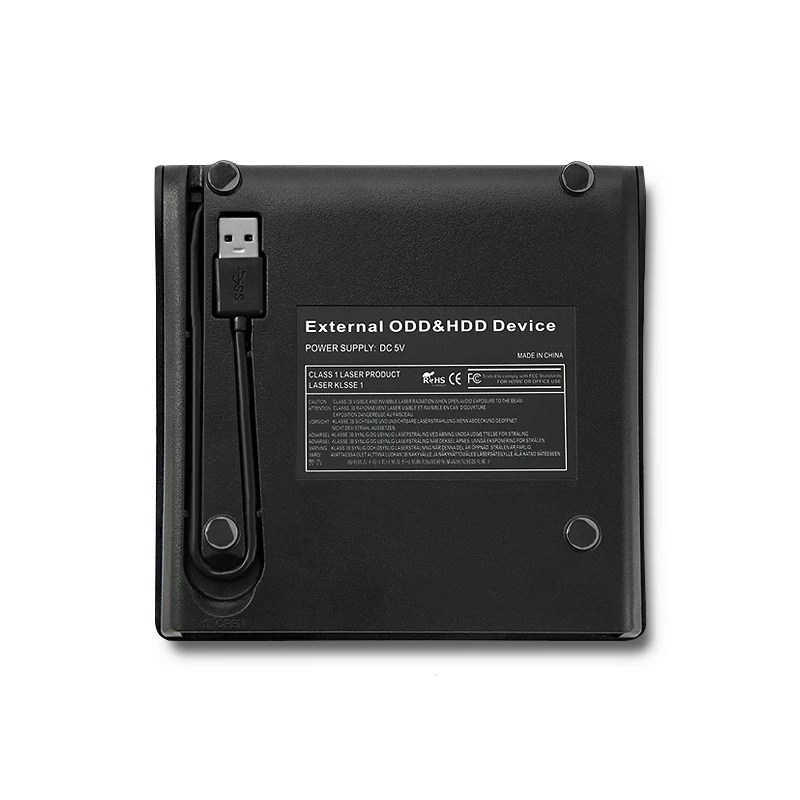 Θήκη/τσέπη για μονάδα CD/DVD SATA USB 3.0 12.7mm