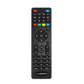 Esperanza EV107R Αποκωδικοποιητής TV Set-Top-Box Καλώδιο μαύρο