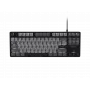 NATEC Fury Gaming Πληκτρολόγιο Kanabo K2 US λευκό με οπίσθιο φωτισμό μηχανικό μαύρο-γκρι