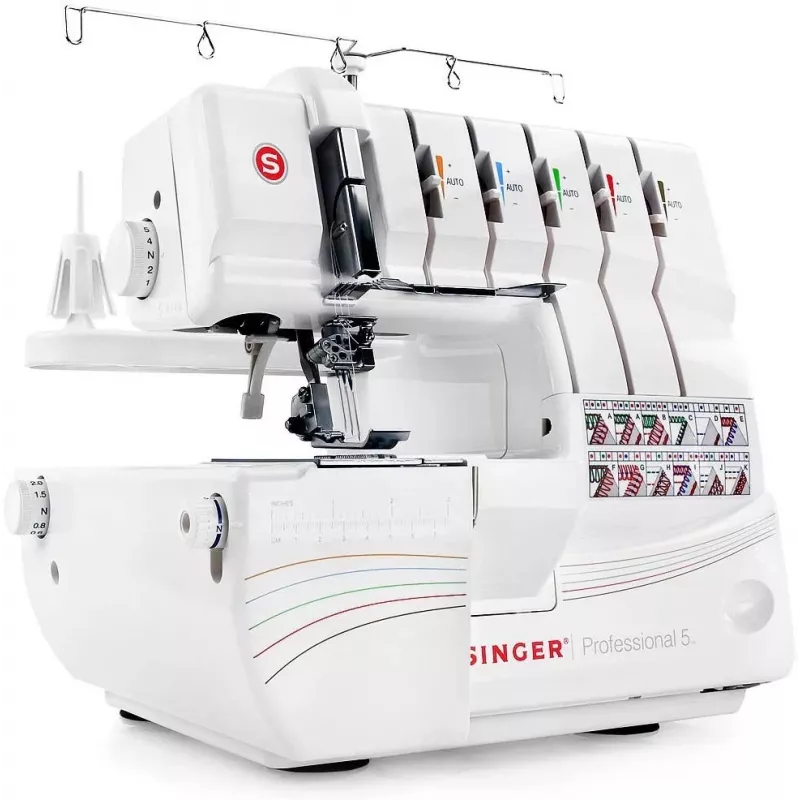 Overlock Singer 14T968 Ραπτομηχανή, ηλεκτρικό ρεύμα, λευκό