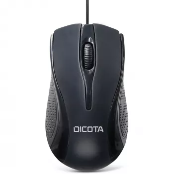 DICOTA - Ποντίκι - αμφίχειρο - Laser - 3 κουμπιά - Ενσύρματο - USB - Μαύρο (D32011)