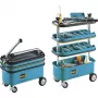 HAZET Assistent 166N - Μαύρο - Μπλε - 300 kg - 350 mm - 680 mm - 965 mm - 24,5 kg