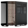 APNX V1-W-BK-v1 Midi-Tower Μαύρο, Ξύλο