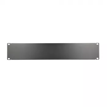 Τυφλό πάνελ rack Extralink Front Blank Panel 2U 19 inch μαύρο, χαλύβδινο κουτί
