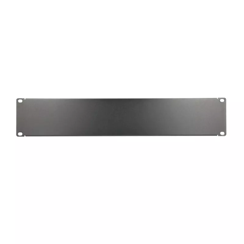 Τυφλό πάνελ rack Extralink Front Blank Panel 2U 19 inch μαύρο, χαλύβδινο κουτί