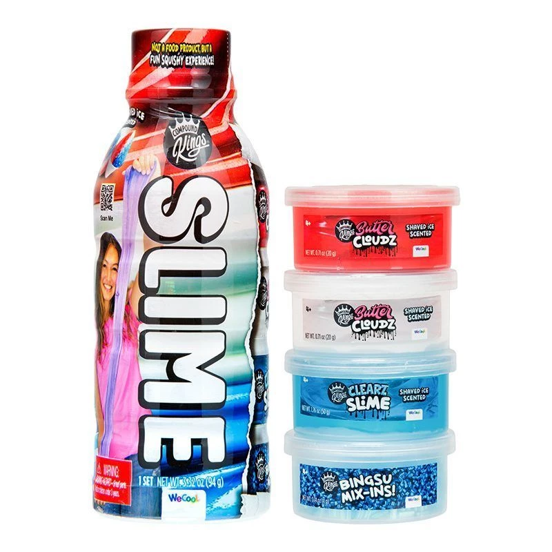 Σετ slime WECOOL Compound Kings — συσκευασίες slime, πολύχρωμη ποικιλία