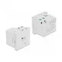 Επιτοίχια πρίζα DELOCK 81312 USB-C 100–240V 0,5A Λευκή, LED-ένδειξη λειτουργίας