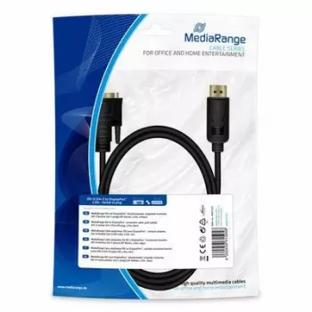 MediaRange MRCS131 Προσαρμογέας καλωδίου βίντεο 2 m DisplayPort DVI-D Μαύρο
