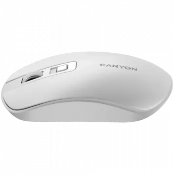 CANYON Ποντίκι MW-18 Wireless Charge Μαργαριταρένιο Λευκό