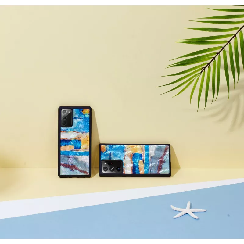 Προστατευτική θήκη iKins για Samsung Galaxy Note 20, γαλάζια, λεπτή εφαρμογή