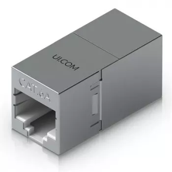 Inline-RJ45-Koppler UBIQUITI UACC-RJ45-COUPLER-C6A συμπαγής – σύζευξη inline RJ45-Cat6A