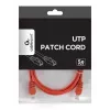 Καλώδιο patch CAT5E UTP 1,5m/ΚΟΚΚΙΝΟ PP12-1.5M/R Gembird