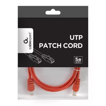 Καλώδιο patch CAT5E UTP 1,5m/ΚΟΚΚΙΝΟ PP12-1.5M/R Gembird