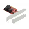 Κάρτα SATA PCI Express x4 DeLOCK 6 θυρών Low Profile