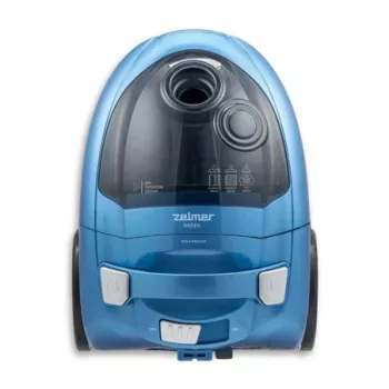 Ηλεκτρική σκούπα χωρίς σακούλα ZELMER ZVC032P μπλε 1200 W, συμπαγής σχεδιασμός κάδου