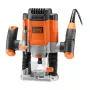 Router/Trimmer Black & Decker KW1200EKA-QS — συμπαγής φρέζα με ρυθμιζόμενες ρυθμίσεις βάθους, εργονομικός σχεδιασμός