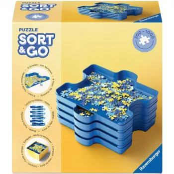 Λύση αποθήκευσης Ravensburger 12001674 με θήκες και φορητό σχεδιασμό για ταξινόμηση μικροαντικειμένων
