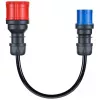 go-e σετ προσαρμογέων για Gemini flex 11 kW, σετ 3 τεμ. (μαύρο, 30 cm)
