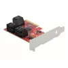 Κάρτα SATA PCI Express x4 DeLOCK 6 θυρών Low Profile
