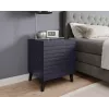 Κομοδίνο cama meble NOVA 44×40×52 cm, 1 συρτάρι, μπλε μαρίν ματ